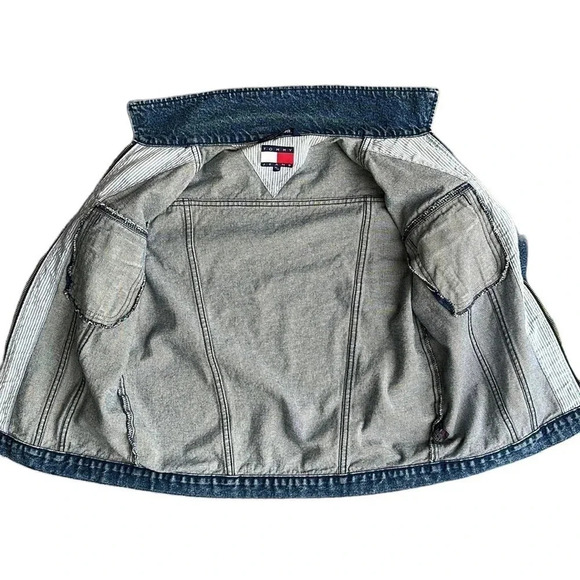 Vintage Tommy Hilfiger Denim Jean Jacket Women’s - Picture 4 of 8